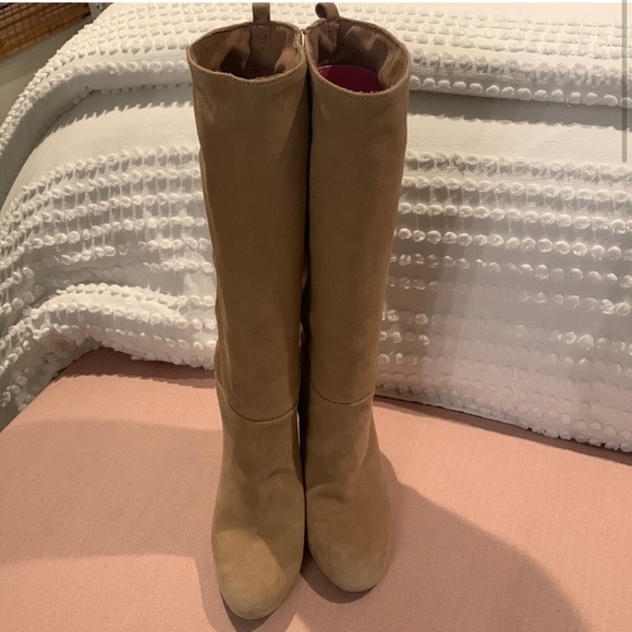 Sam Edelman • Suede Tall Heeled Boots - Picture 5 of 12